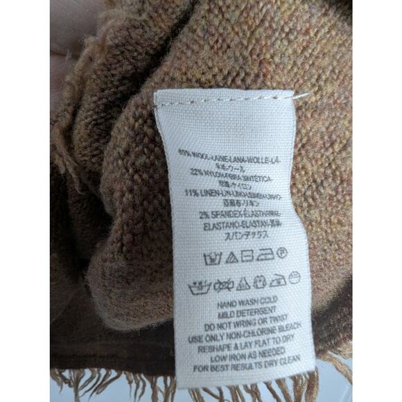 Free People Irresistible Fringe Wool Blend V-neck Sweater - Picture 7 of 8